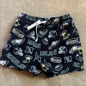 Black Philadelphia Eagles Chubbies Swim Shorts